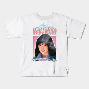 Akina Nakamori 中森明菜 / Retro J-Pop Fan Art Design Kids T-Shirt